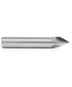 45629 Solid Carbide V-Groove 60 Deg x 1/2 Dia x 7/16 x 1/2 Inch Shank