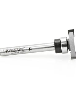 45663 Carbide Tipped Flooring Straight Dedicated Cutter .894 Dia x 4.5mm x 1/4 Inch Shank with Upper BB