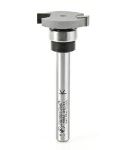 45663 Carbide Tipped Flooring Straight Dedicated Cutter .894 Dia x 4.5mm x 1/4 Inch Shank with Upper BB