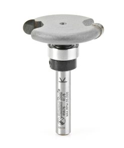 45676 Carbide Tipped Flooring Rounded Dedicated Cutter 1/8 Radius x 1-1/4 Dia x 1/4 x 1/4 Inch Shank with Upper BB