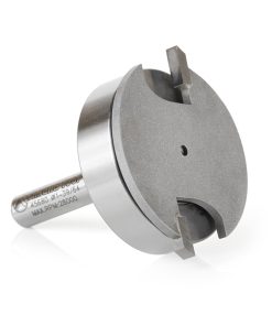 45680 Carbide Tipped Flooring Straight Dedicated Cutter 1-39/64 Dia x 7/64 x 1/4 Inch Shank Router Bit w/ Upper Ball Bearing
