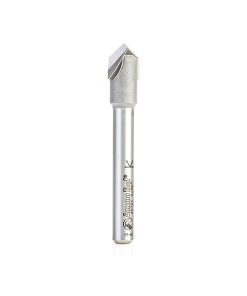 45701 Carbide Tipped "Zero Point" V-Groove 90 Deg x 3/8 Dia x 11/64 x 1/4 Inch Shank