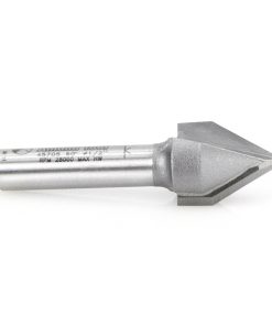 45705 Carbide Tipped V-Groove 60 Deg x 1/2 Dia x 7/16 x 1/4 Inch Shank
