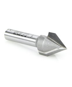 45705 Carbide Tipped V-Groove 60 Deg x 1/2 Dia x 7/16 x 1/4 Inch Shank