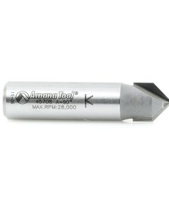 45708 Carbide Tipped V-Groove 90 Deg x 1/2 Dia x 1/4 x 1/2 Inch Shank