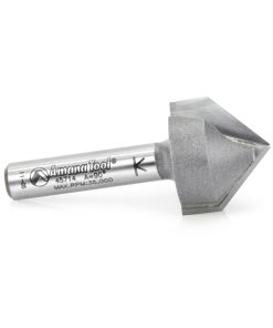 45714 Carbide Tipped V-Groove 90 Deg x 3/4 Dia x 3/8 x 1/4 Inch Shank