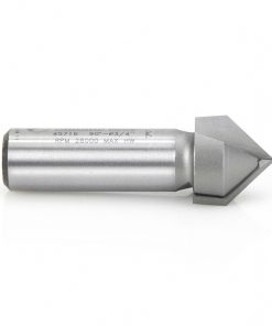 45716 Carbide Tipped V-Groove 90 Deg x 3/4 Dia x 3/8 x 1/2 Inch Shank