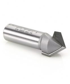 45716 Carbide Tipped V-Groove 90 Deg x 3/4 Dia x 3/8 x 1/2 Inch Shank