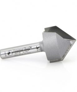 45718 Carbide Tipped V-Groove 90 Deg x 7/8 Dia x 7/16 x 1/4 Inch Shank