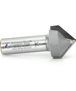 45724 Carbide Tipped V-Groove 90 Deg x 1 Inch Dia x 1/2 x 1/2 Shank