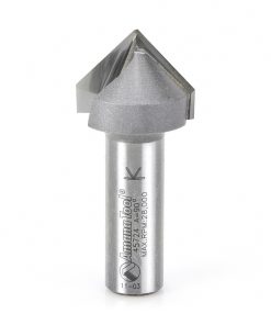 45724 Carbide Tipped V-Groove 90 Deg x 1 Inch Dia x 1/2 x 1/2 Shank
