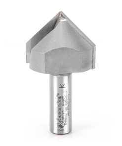 45728 Carbide Tipped V-Groove 90 Deg x 1-1/2 Dia x 1-1/4 Inch x 1/2 Shank