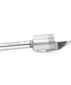 45731 Solid Carbide Cutting Head Brazed to Steel Shank V-Groove Signmaking & Lettering 60 Deg x 9/16 Dia x 7/16 x 1/4 Inch Shank