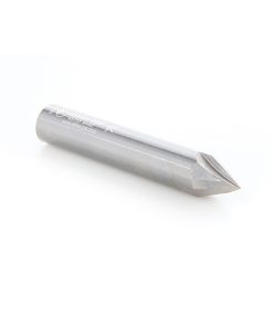 45733 Solid Carbide V-Groove Signmaking & Lettering 60 Deg x 1/2 Dia x 1/2 x 1/2 Inch Shank