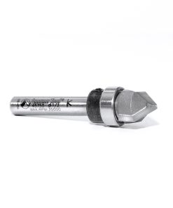 45750 Carbide Tipped V-Groove 90 Deg x 1/2 Dia x 1/4 x 1/4 Inch Shank with Upper BB