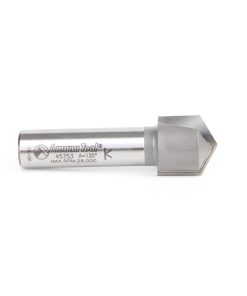 45753 Carbide Tipped V-Groove 120 Deg x 19.5mm (49/64) Dia x 5mm (13/64) x 12.7mm (1/2) Shank