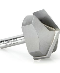 45754 Carbide Tipped V-Groove 110 Deg x 1-1/4 Dia x 7/16 x 1/4 Inch Shank