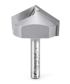 45756 Carbide Tipped V-Groove 120 Deg x 1-1/4 Dia x 23/64 x 1/4 Inch Shank