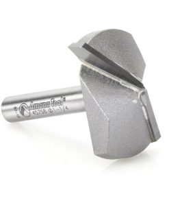 45758 Carbide Tipped V-Groove 130 Deg x 1-1/4 Dia x 9/32 x 1/4 Inch Shank