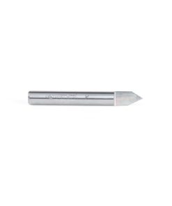 45761 Solid Carbide 60 Degree Engraving 0.010 Tip Width x 1/4 Shank x 2 Inch Long Signmaking Router Bit