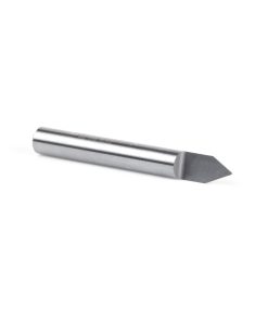 45763 Solid Carbide 60 Degree Engraving 0.020 Tip Width x 1/4 Shank x 2 Inch Long Signmaking Router Bit