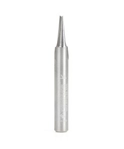 45780 Solid Carbide V Groove Engraving 15 Deg x 3/16 Dia x 1/2 x 1/4 Inch Shank