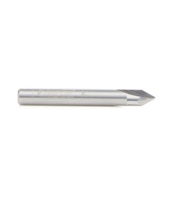 45782 Solid Carbide V Groove Engraving 60 Deg x 1/4 Dia x 3/16 x 1/4 Inch Shank