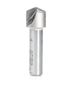 45791 Carbide Tipped Double Edge Folding V-Groove 135 Deg x 0.078 Inch Tip Width x 3/4 Dia x 1/8 x 1/2 Inch Shank