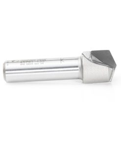45791 Carbide Tipped Double Edge Folding V-Groove 135 Deg x 0.078 Inch Tip Width x 3/4 Dia x 1/8 x 1/2 Inch Shank
