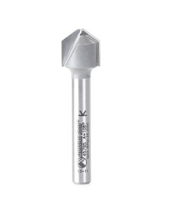 45795 Carbide Tipped Double Edge Folding V-Groove 108 Deg x 0.090 Inch Tip Width x 5/32 x 1/2 Dia. x 1/4 Inch Shank