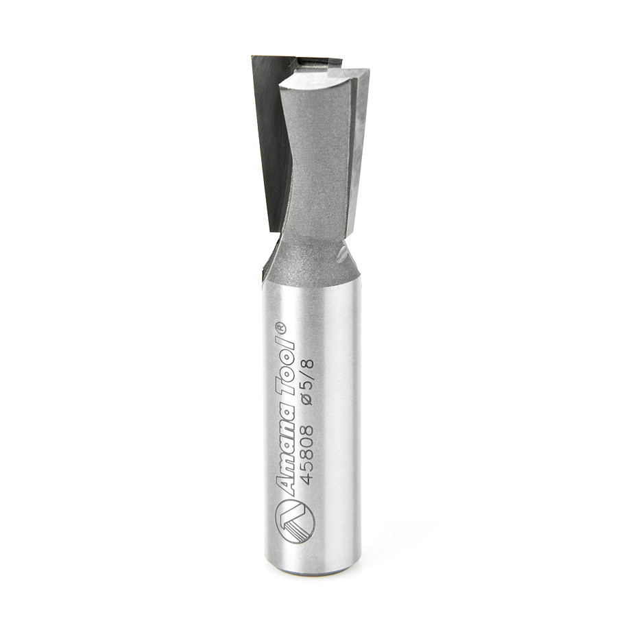 45808 Carbide Tipped Dovetail 7 Deg x 5/8 Dia x 7/8 x 1/2 Inch Shank