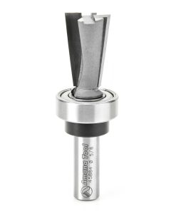 45884 Carbide Tipped Keller Dovetail 7 Deg x 5/8 Dia x 1 Inch x 3/8 Shank with Upper BB