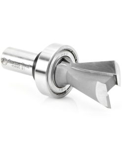 45890 Carbide Tipped Keller Dovetail 14 Deg x 1 Inch Dia x 1 Inch x 1/2 Shank with Upper BB
