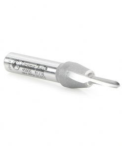 45900 Solid Carbide (Brazed To Steel Shank) Core Box 1/16 Radius x 1/8 Dia x 3/8 x 1/4 Inch Shank
