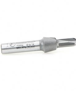 45902 Solid Carbide (Brazed To Steel Shank) Core Box 3/32 Radius x 3/16 Dia x 1/2 x 1/4 Inch Shank