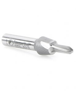 45902 Solid Carbide (Brazed To Steel Shank) Core Box 3/32 Radius x 3/16 Dia x 1/2 x 1/4 Inch Shank