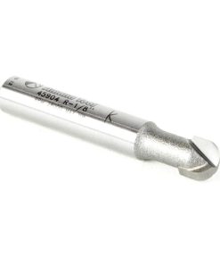 45904 Carbide Tipped Core Box 1/8 Radius x 1/4 Dia x 1/4 x 1/4 Inch Shank