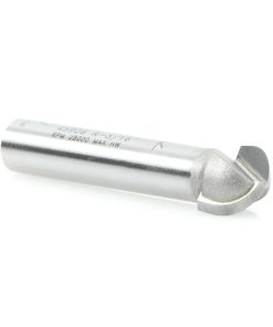 45906 Carbide Tipped Core Box 3/16 Radius x 3/8 Dia x 1/4 x 1/4 Inch Shank