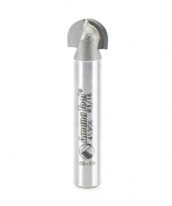 45906 Carbide Tipped Core Box 3/16 Radius x 3/8 Dia x 1/4 x 1/4 Inch Shank