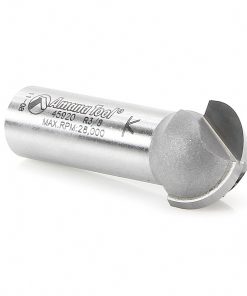 45920 Carbide Tipped Core Box 3/8 Radius x 3/4 Dia x 7/16 x 1/2 Inch Shank