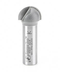 45920 Carbide Tipped Core Box 3/8 Radius x 3/4 Dia x 7/16 x 1/2 Inch Shank
