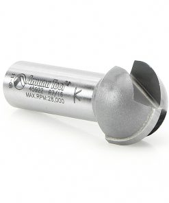 45922 Carbide Tipped Core Box 7/16 Radius x 7/8 Dia x 1/2 x 1/2 Inch Shank
