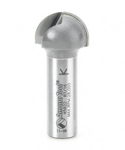 45922 Carbide Tipped Core Box 7/16 Radius x 7/8 Dia x 1/2 x 1/2 Inch Shank