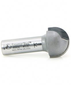 45926 Carbide Tipped Core Box 1/2 Radius x 1 Inch Dia x 11/16 x 1/2 Shank