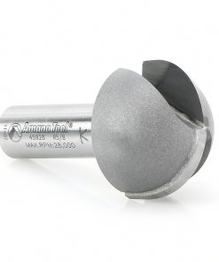 45928 Carbide Tipped Core Box 5/8 Radius x 1-1/4 Dia x 3/4 x 1/2 Inch Shank
