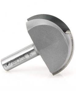 45949 Carbide Tipped Core Box 1-1/8 Radius x 2-1/4 Dia x 1-1/4 x 1/2 Inch Shank Extra Deep