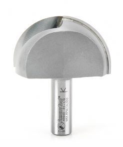 45949 Carbide Tipped Core Box 1-1/8 Radius x 2-1/4 Dia x 1-1/4 x 1/2 Inch Shank Extra Deep