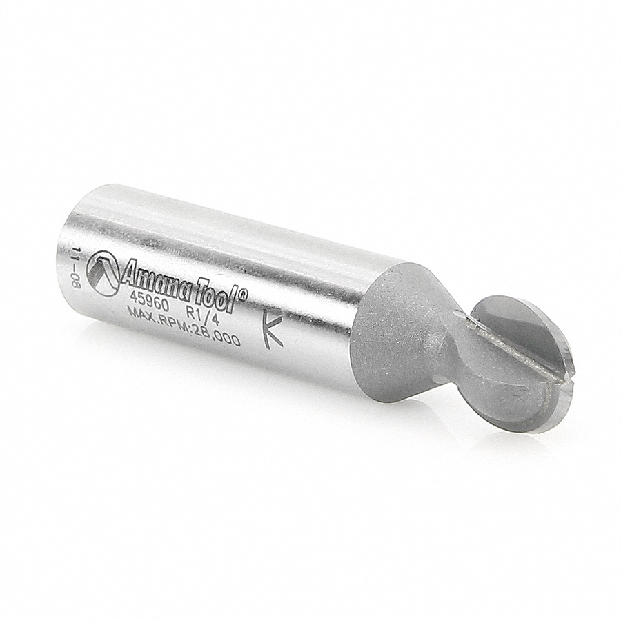 45960 Carbide Tipped Ball End 1/4 Radius x 7/16 Dia x 1/2 x 1/2 Inch Shank