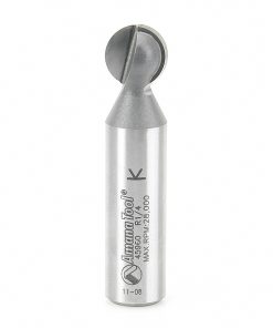 45960 Carbide Tipped Ball End 1/4 Radius x 7/16 Dia x 1/2 x 1/2 Inch Shank