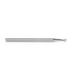 46004 Solid Carbide Spiral Plunge 3/32 Dia x 1/4 x 1/8 Shank x 2 Inch Long Up-Cut